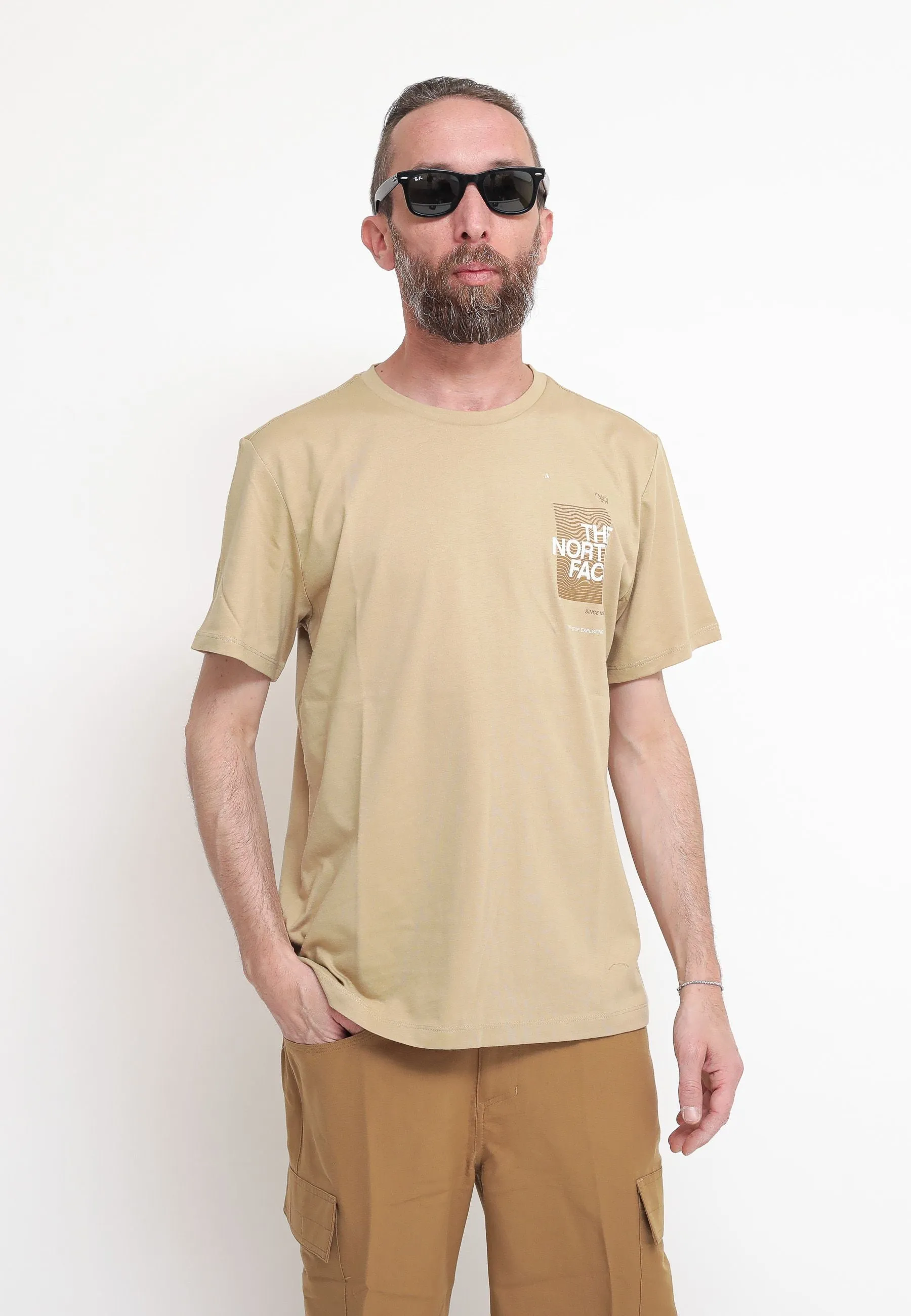 M Foundation Graphic Tee - Khaki Stone