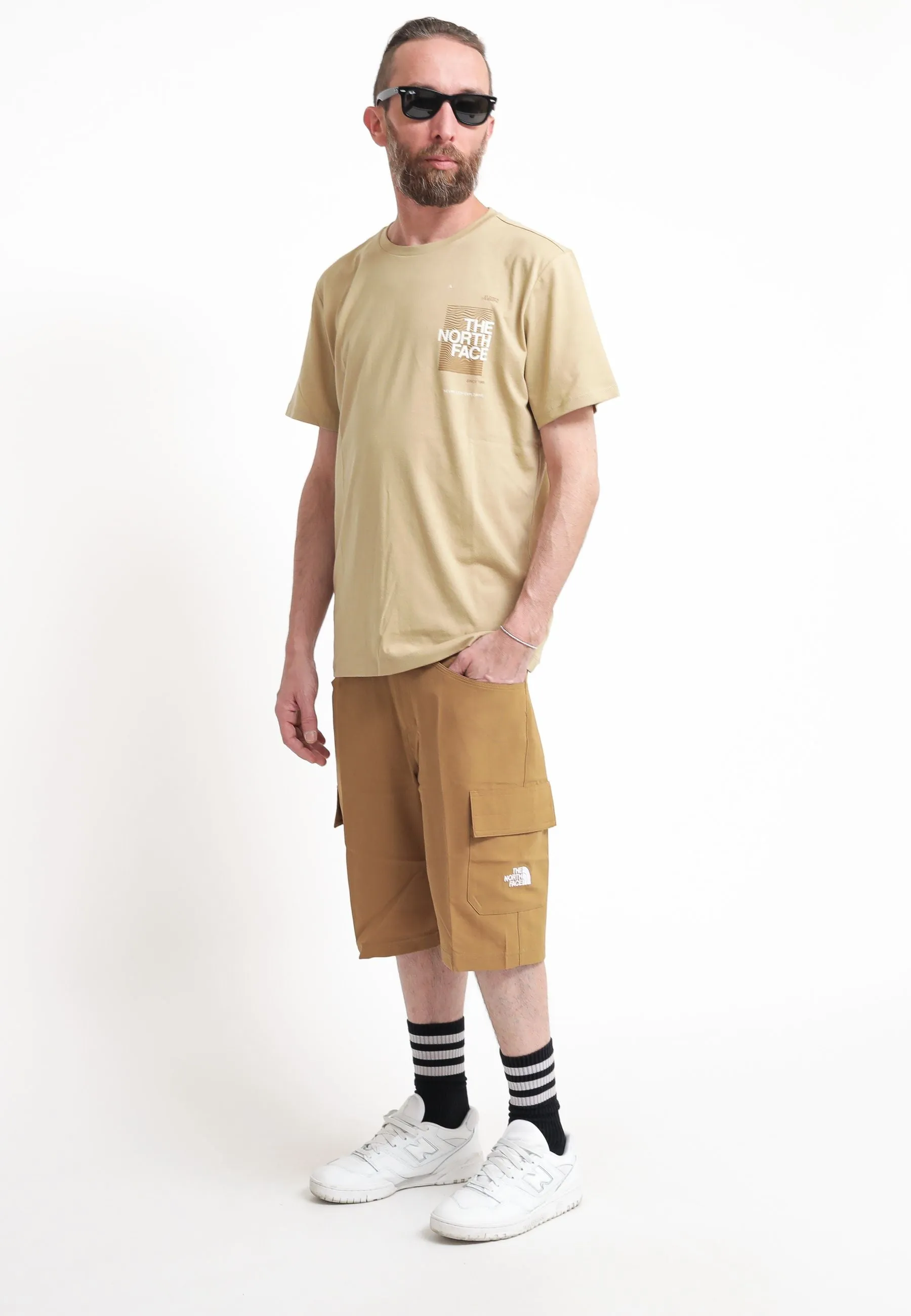 M Foundation Graphic Tee - Khaki Stone