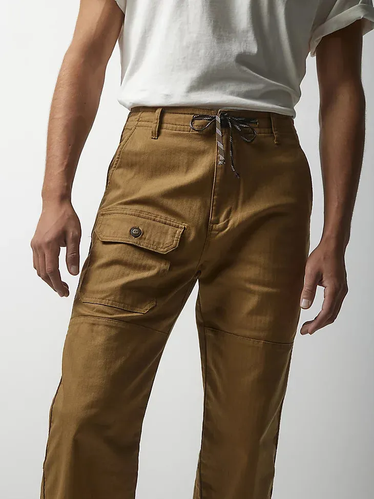 MEN'S LEE X THE BROOKLYN CIRCUS Drawstring Supply Pant in Dark Khaki