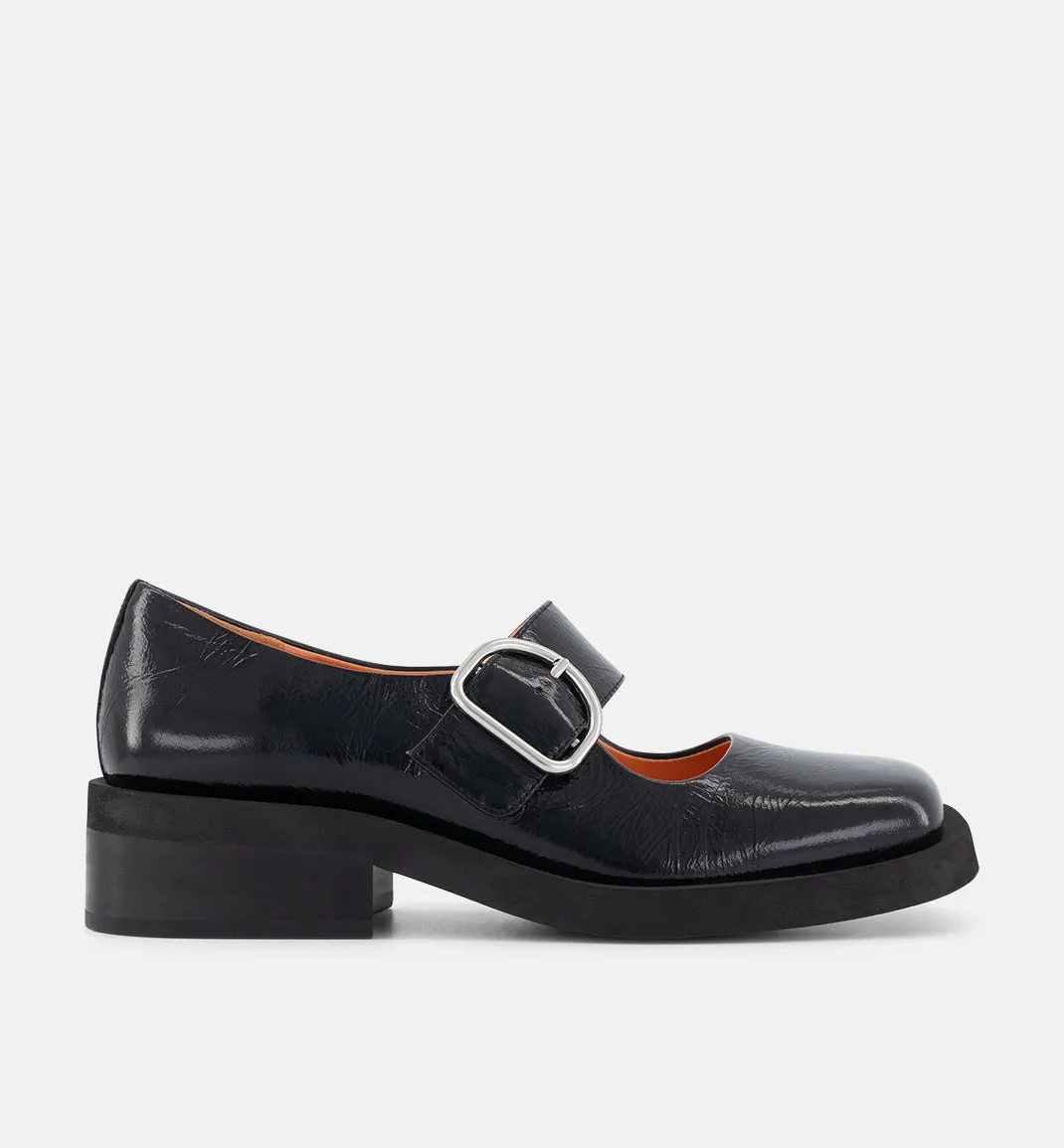 Monae Buckle Shoe | Black Crush