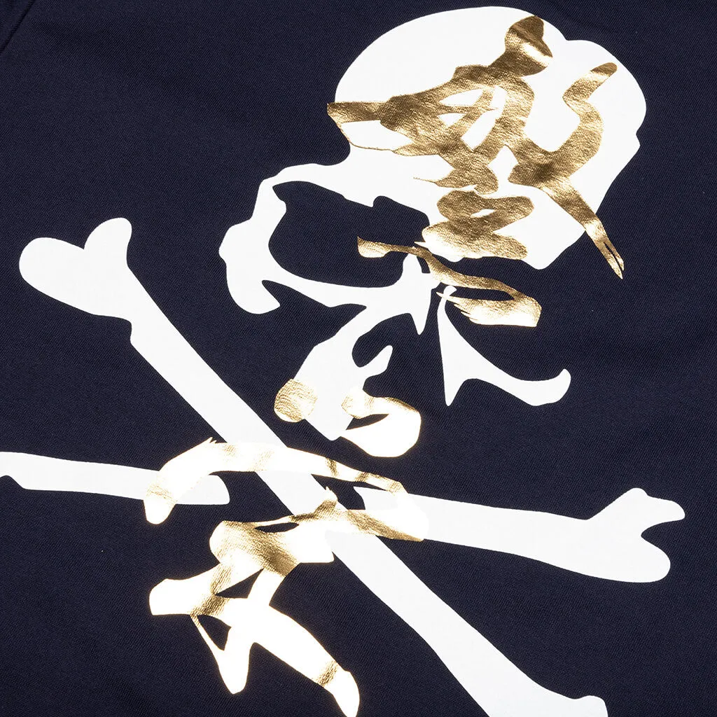 Navy Printed T-Shirt - Navy