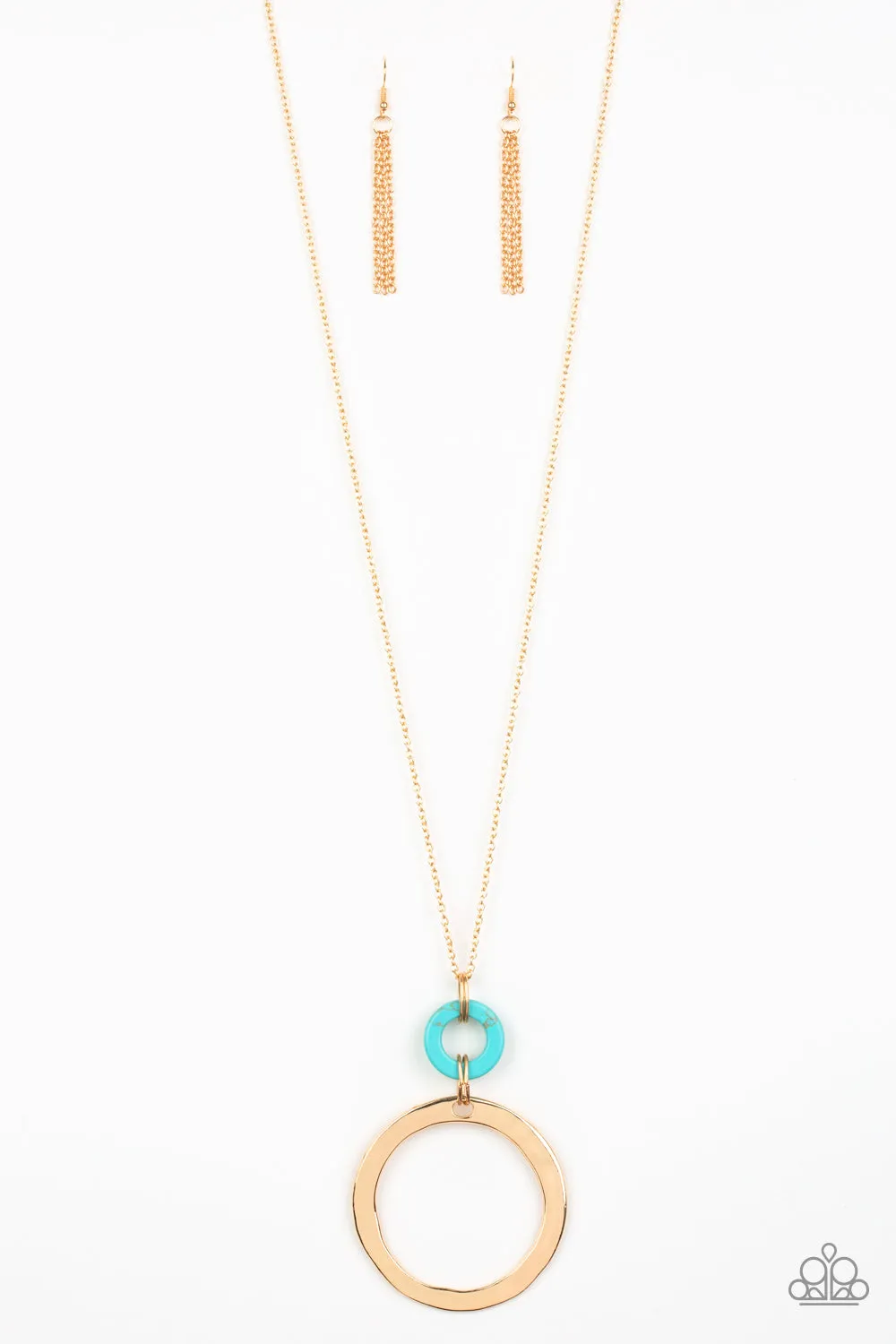 Optical Illusion - Gold Necklace