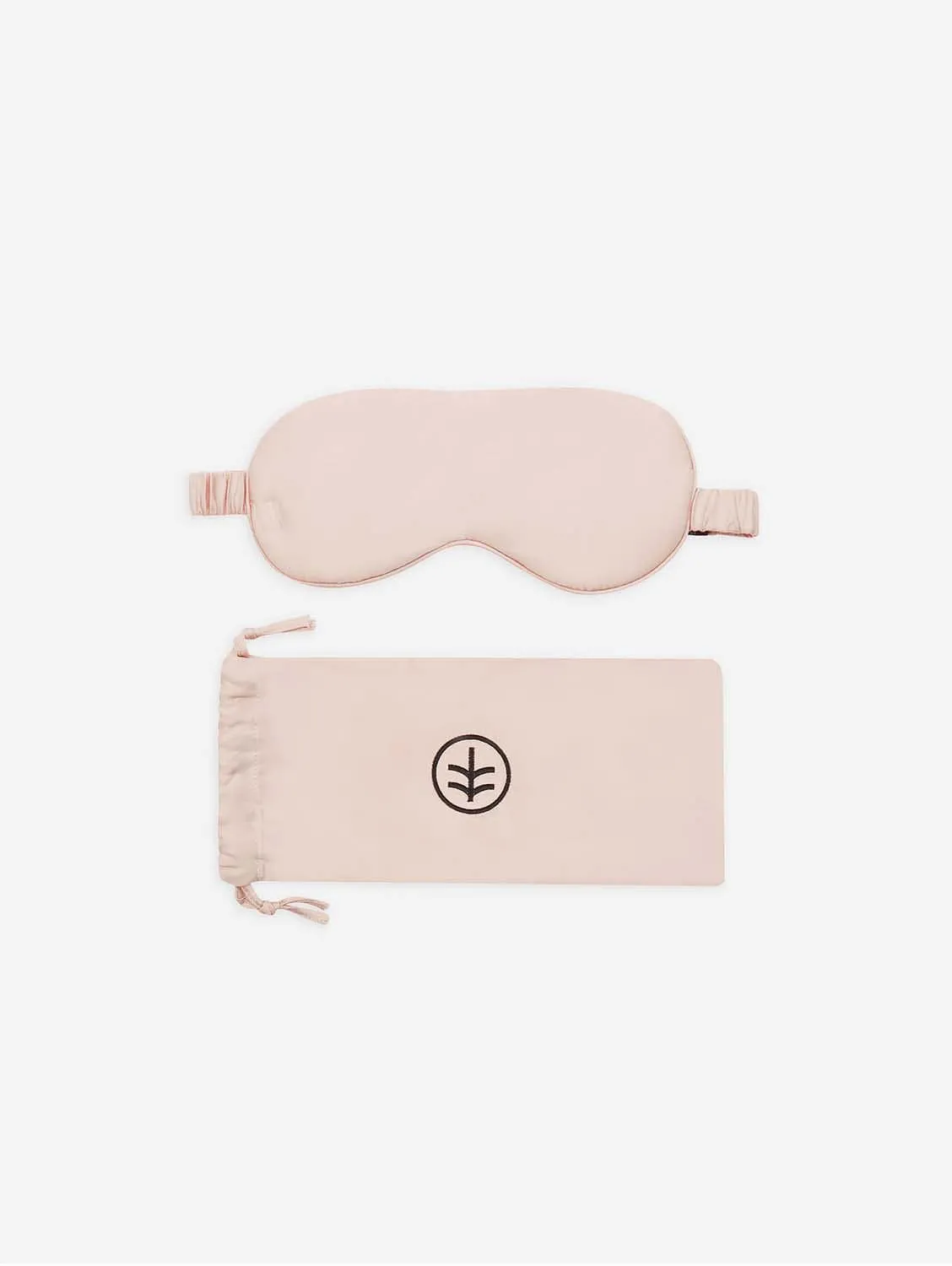 Organic Vegan Eucalyptus Silk Eye Mask | Rose