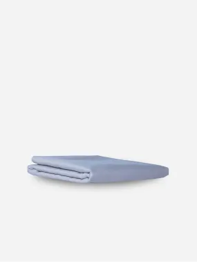 Organic Vegan Eucalyptus Silk Fitted Sheet | Sky Blue