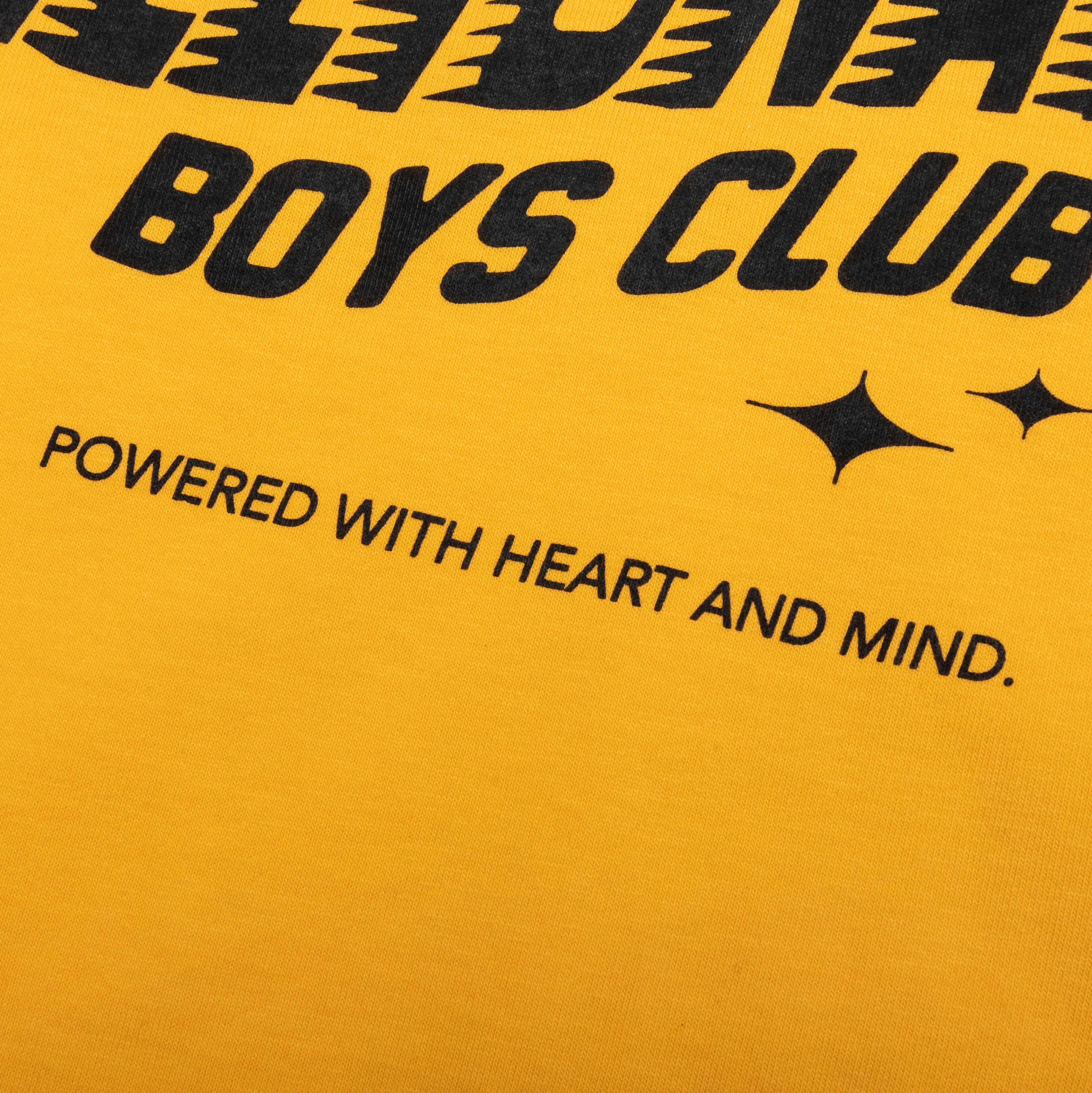 Power S/S Tee - Amber Yellow