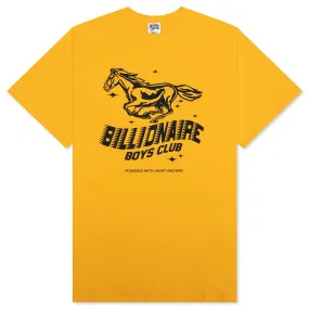 Power S/S Tee - Amber Yellow