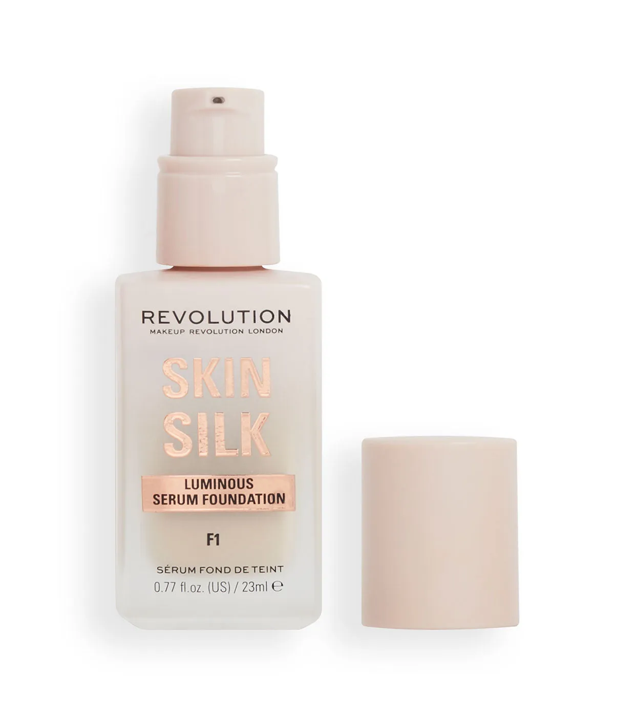 Revolution - Base de maquillaje Skin Silk Serum Foundation - F1