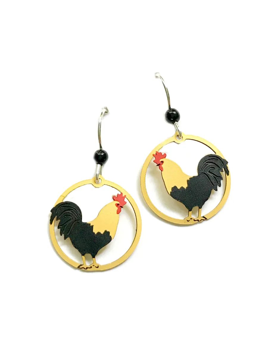 Rooster Dangles by Sienna Sky