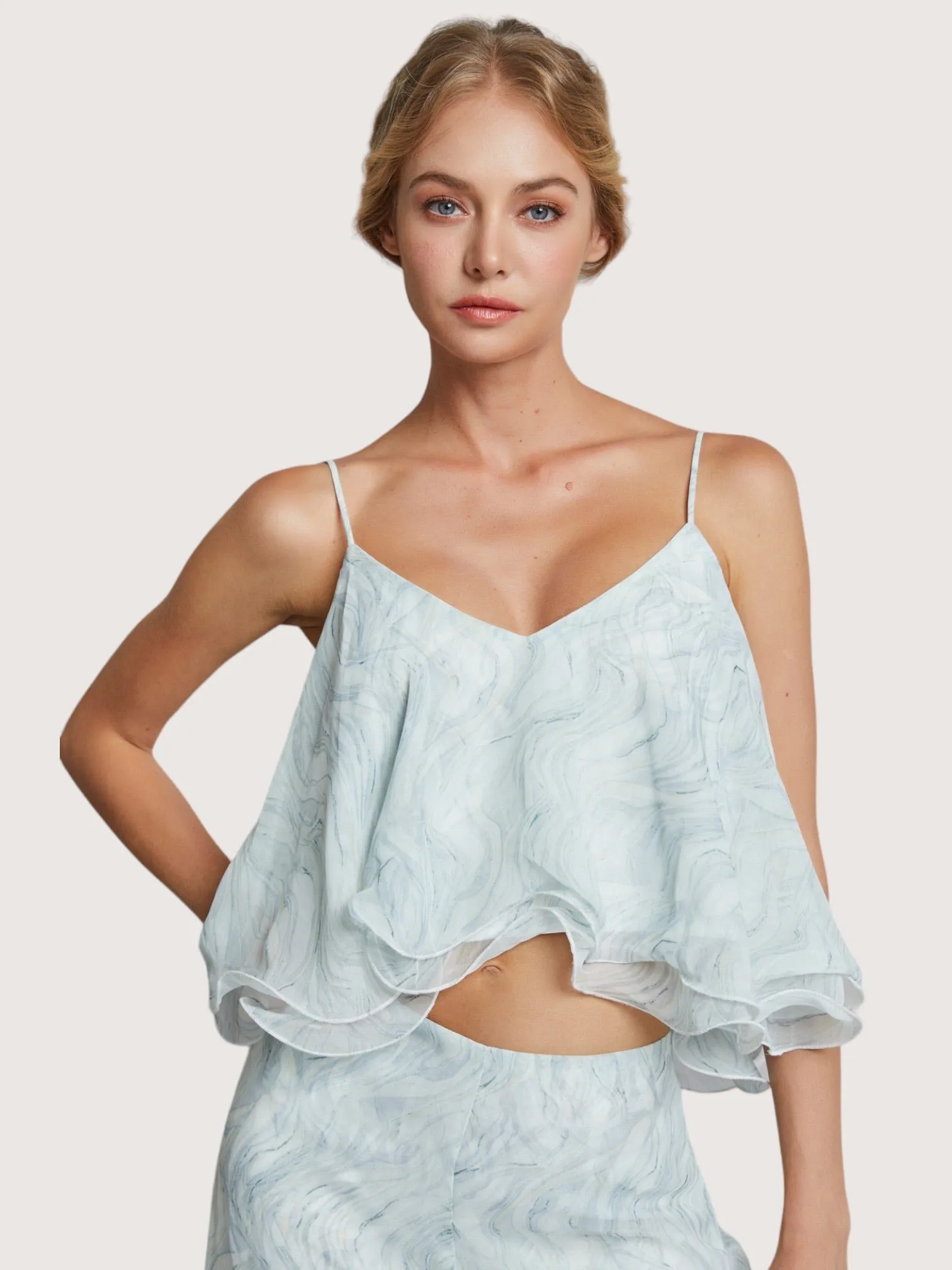 Ruffled Crop Top