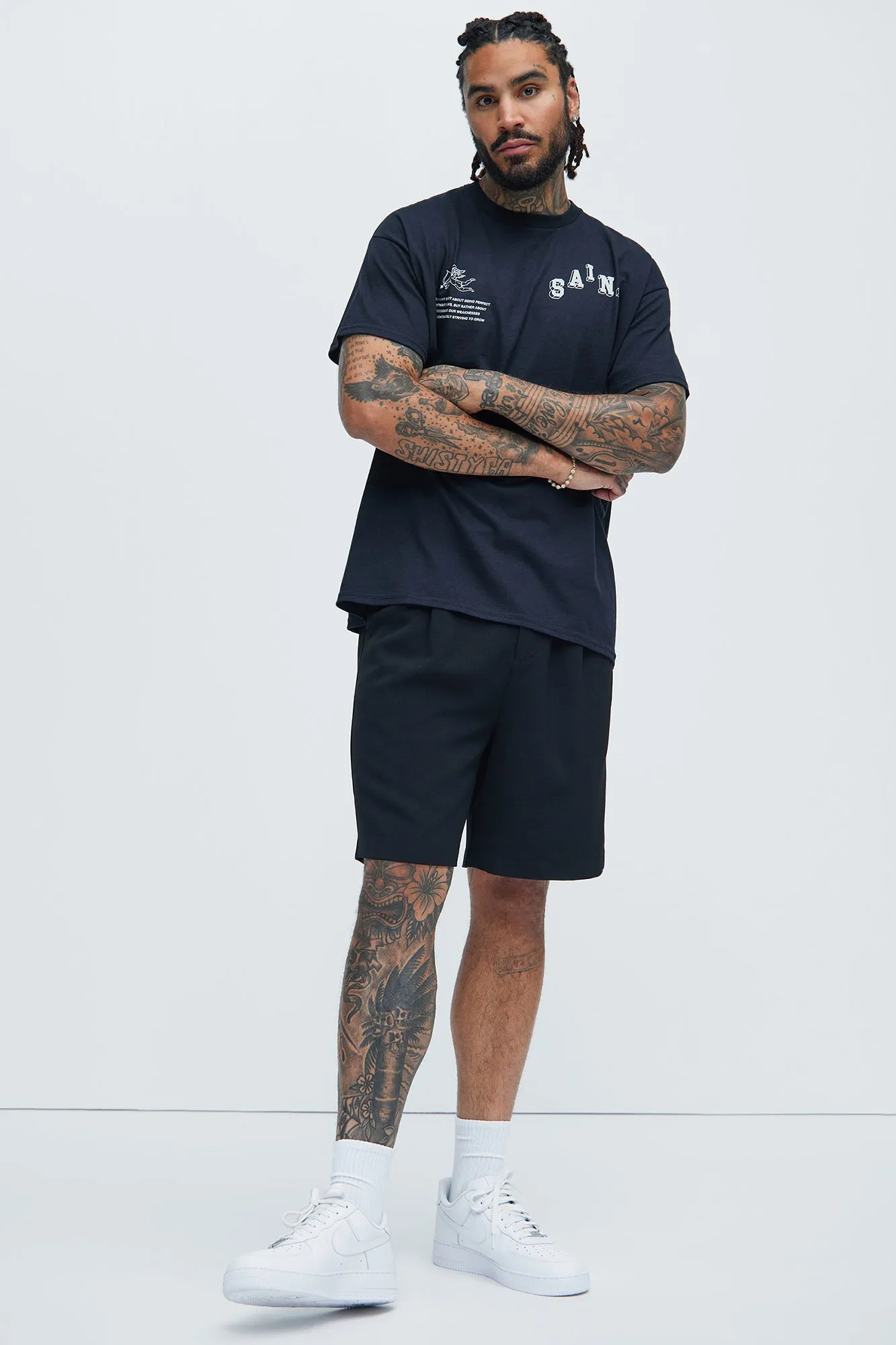 Saints 1998 Oversized Short Sleeve Tee - Black