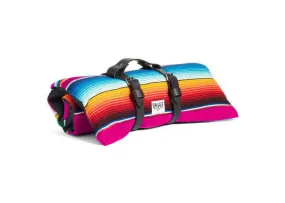 Saltillo Serape Rollup Bed- Hot Pink