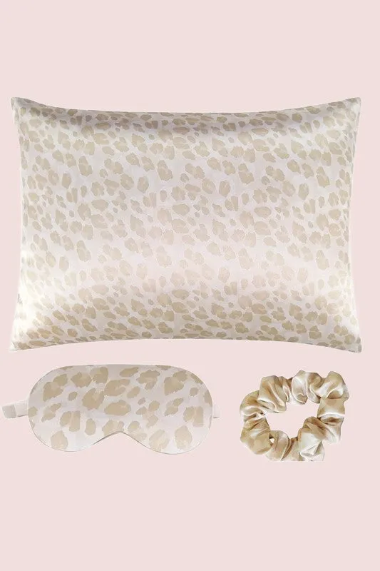 Satin Pillowcase Sleep Set