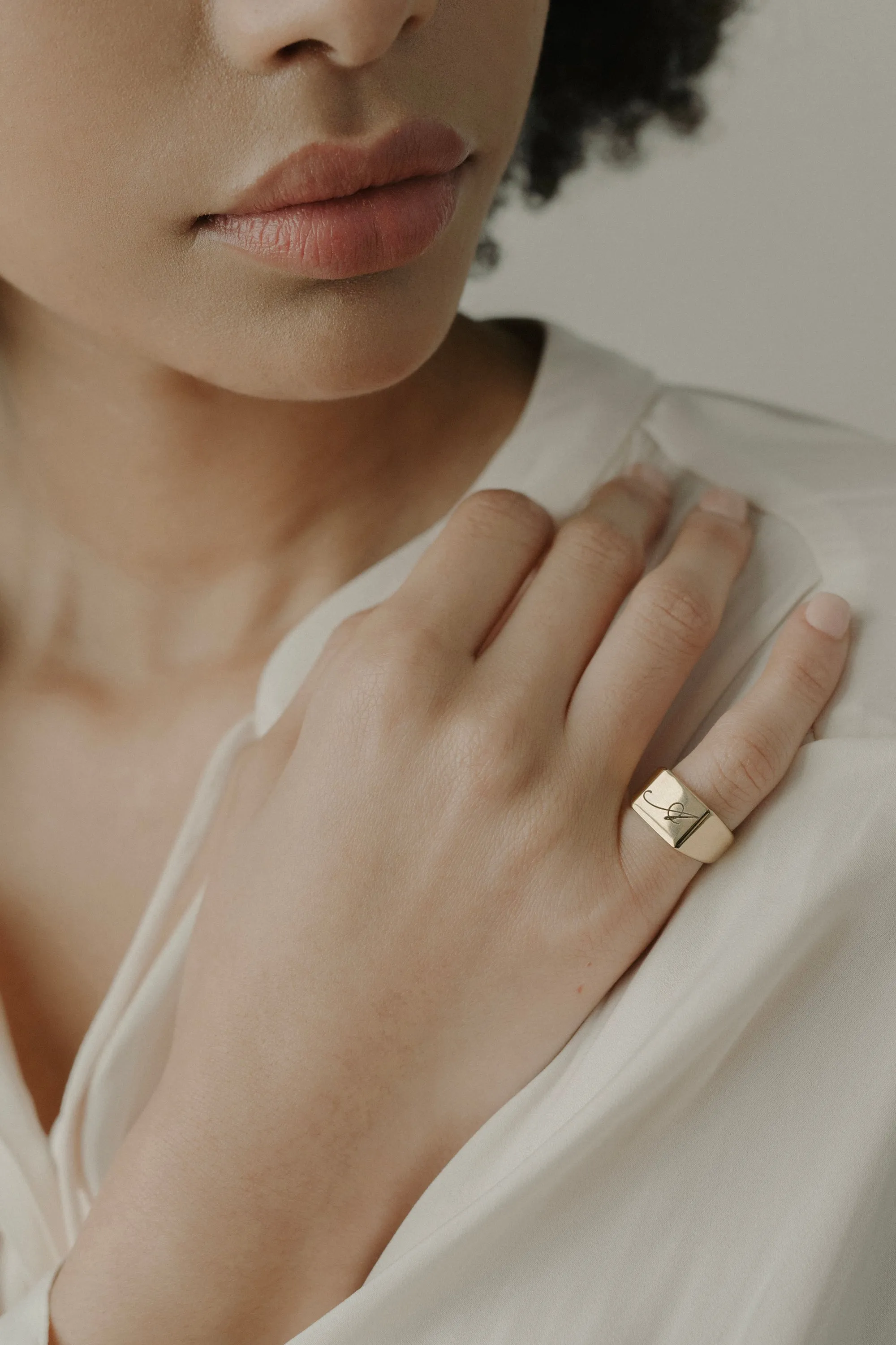 Signet Rectangle Ring [Personalize]