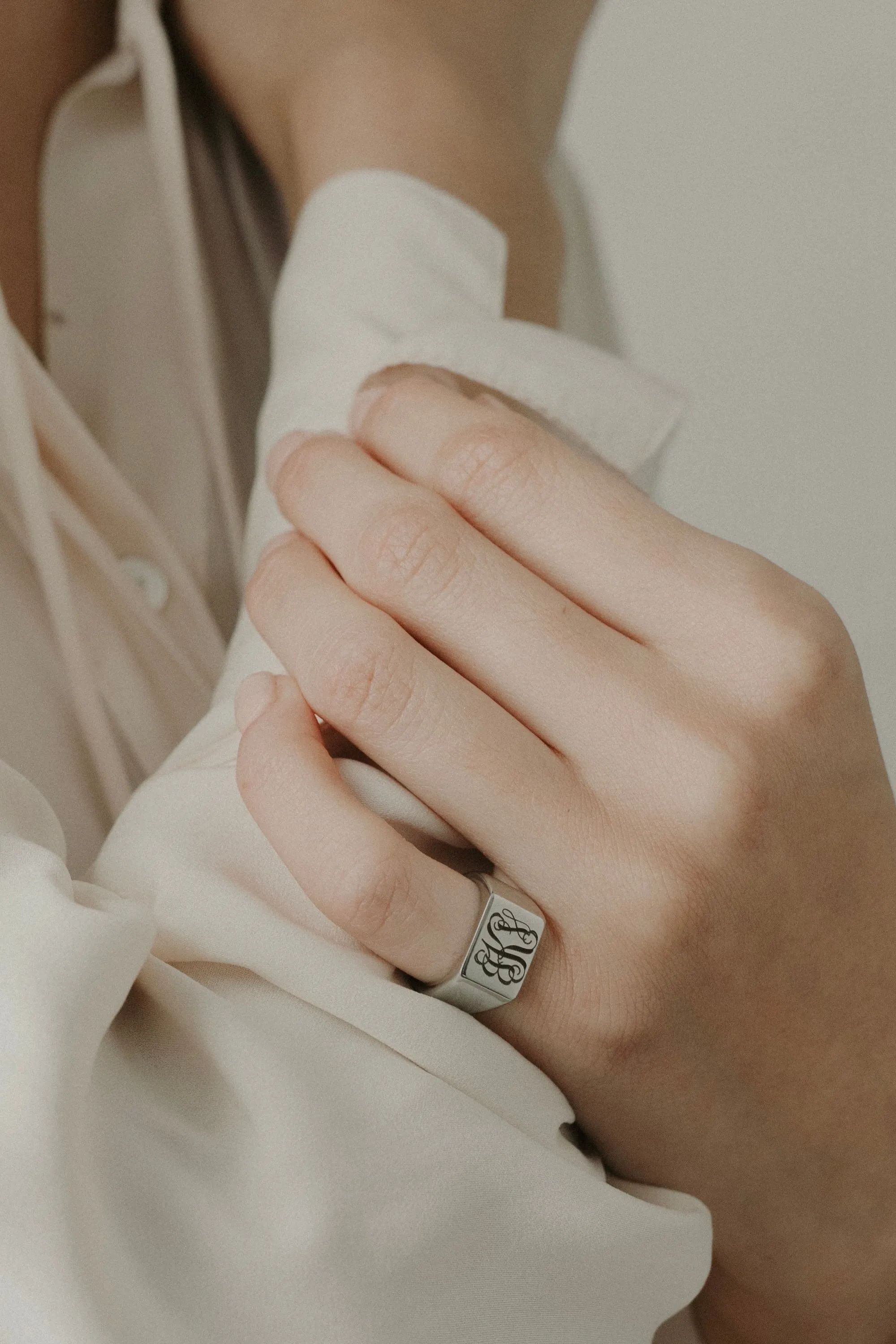 Signet Rectangle Ring [Personalize]