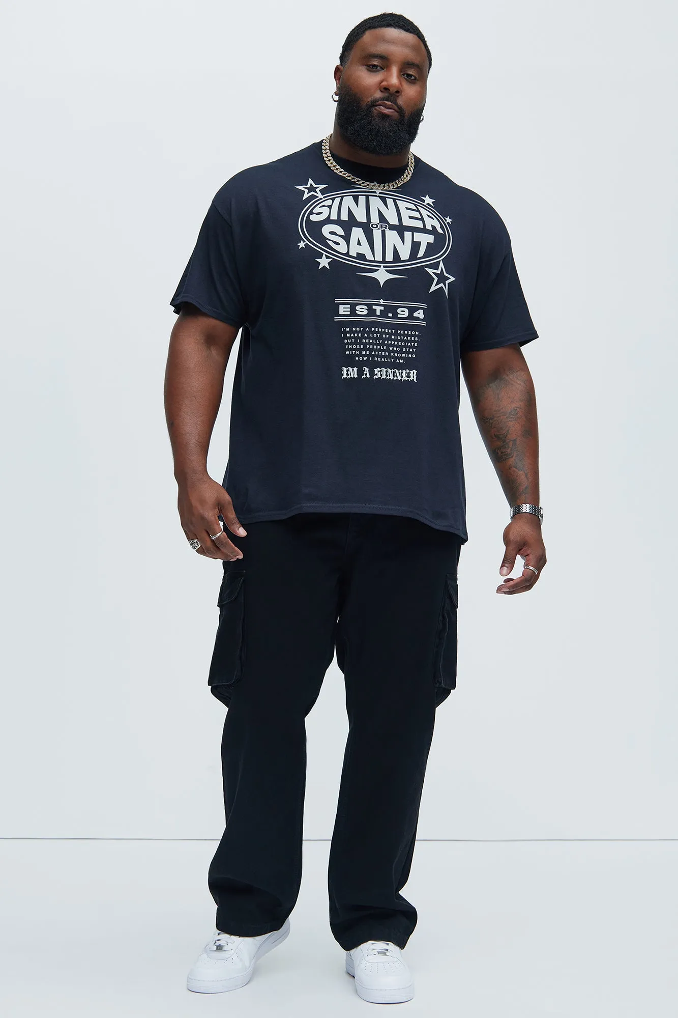 Sinner Saint Est 94 Short Sleeve Tee - Black