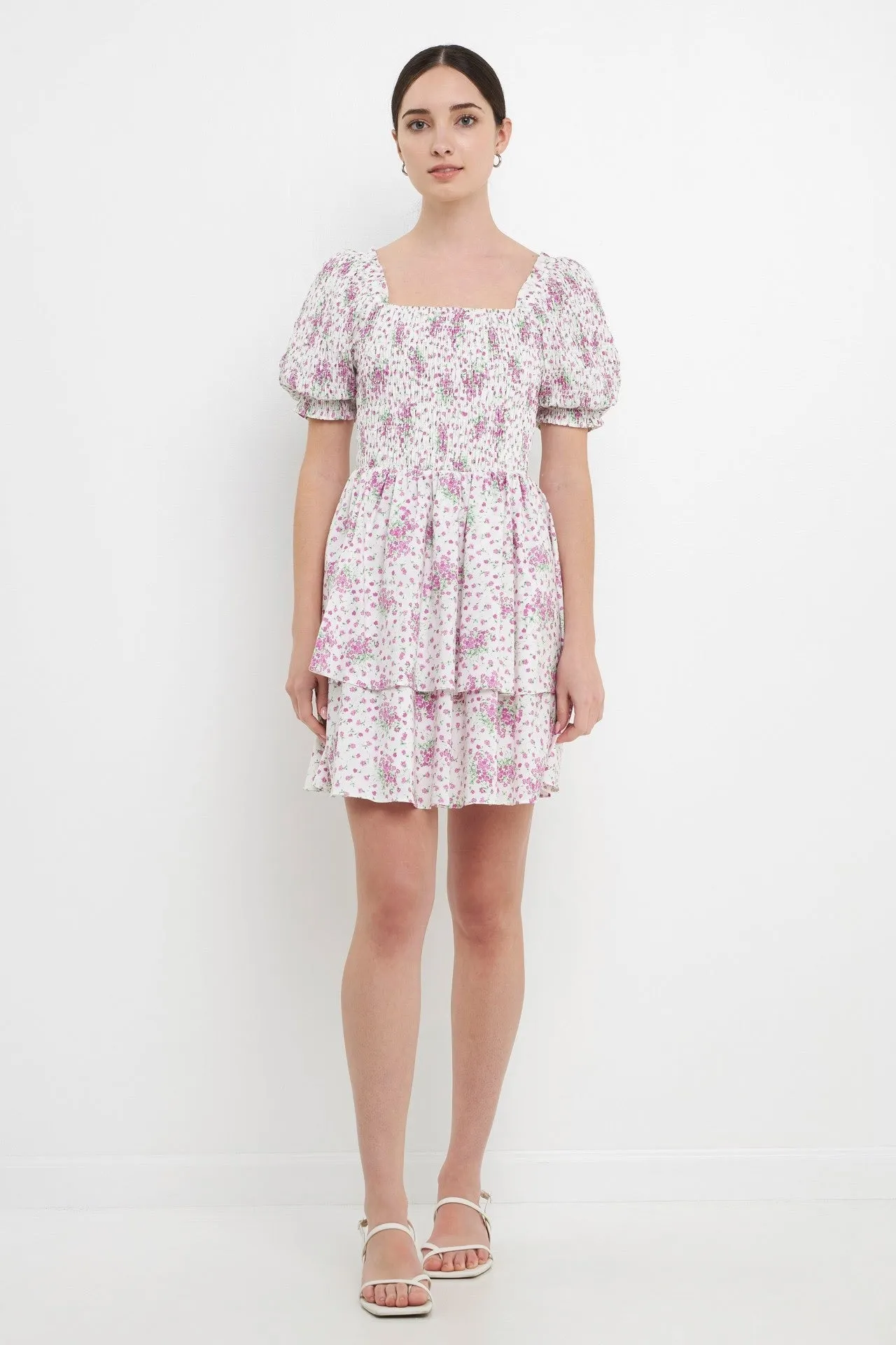 Smock Floral Dress