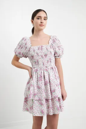 Smock Floral Dress