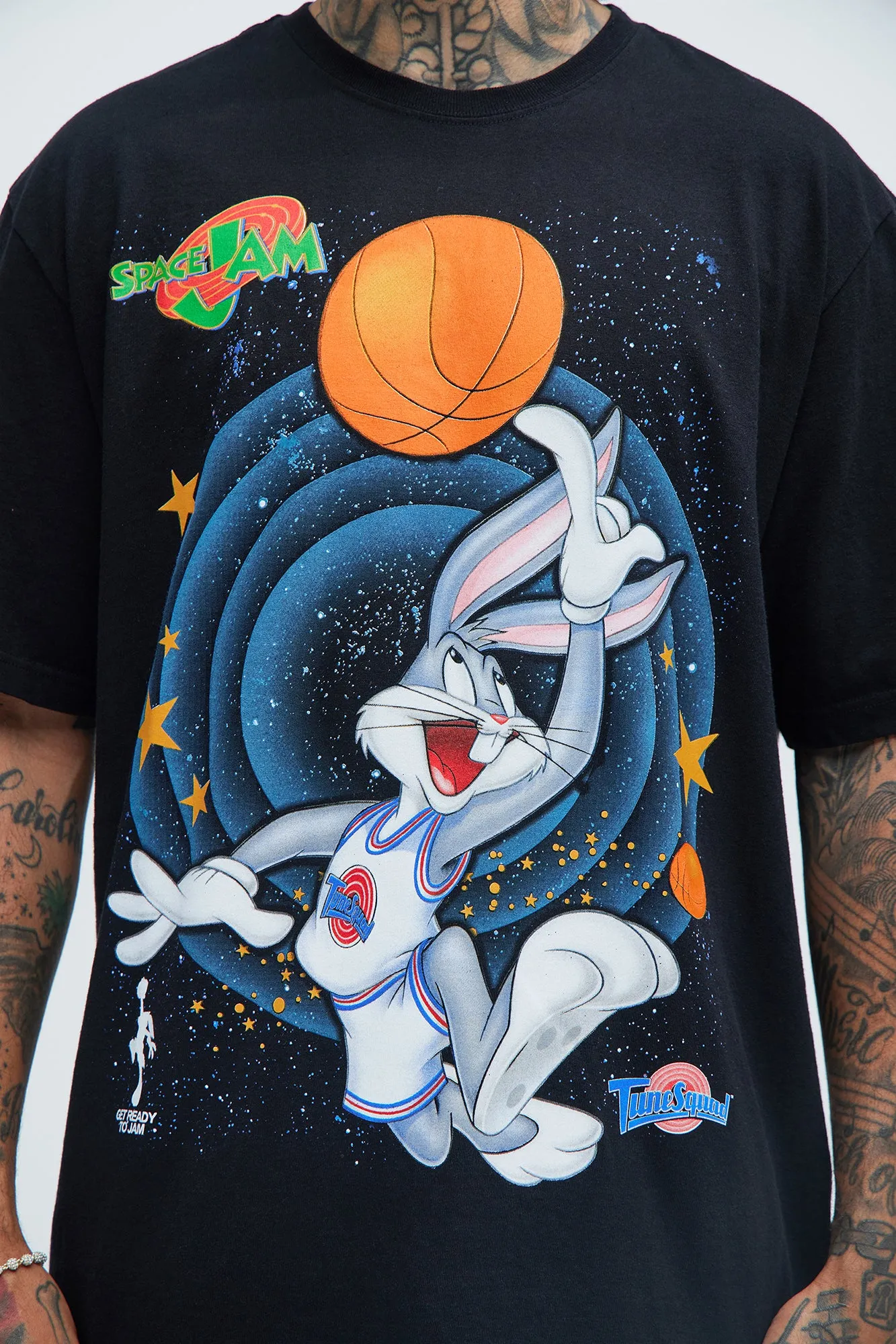 Space Jam Ballin Bugs Short Sleeve Tee - Black