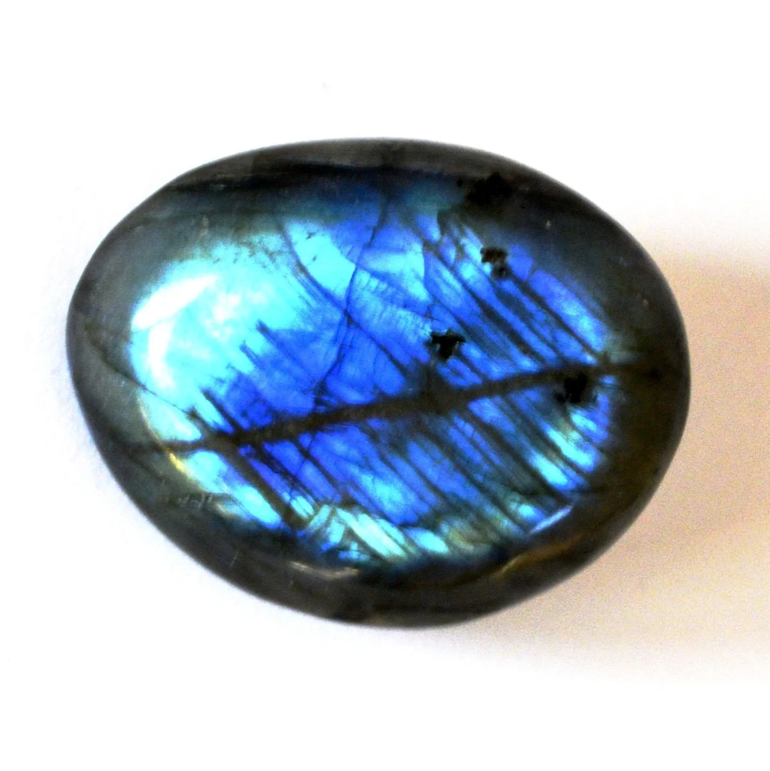 Teal Lightning Labradorite Pebble