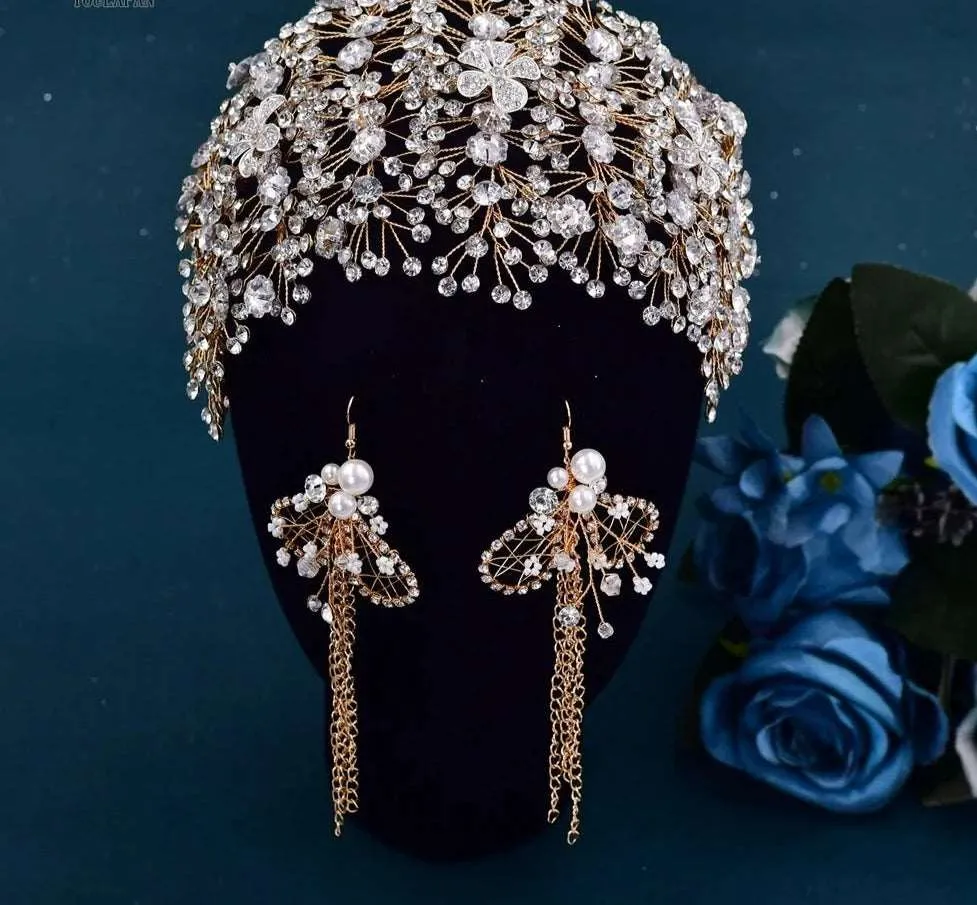 The Caja Crystal Headpiece