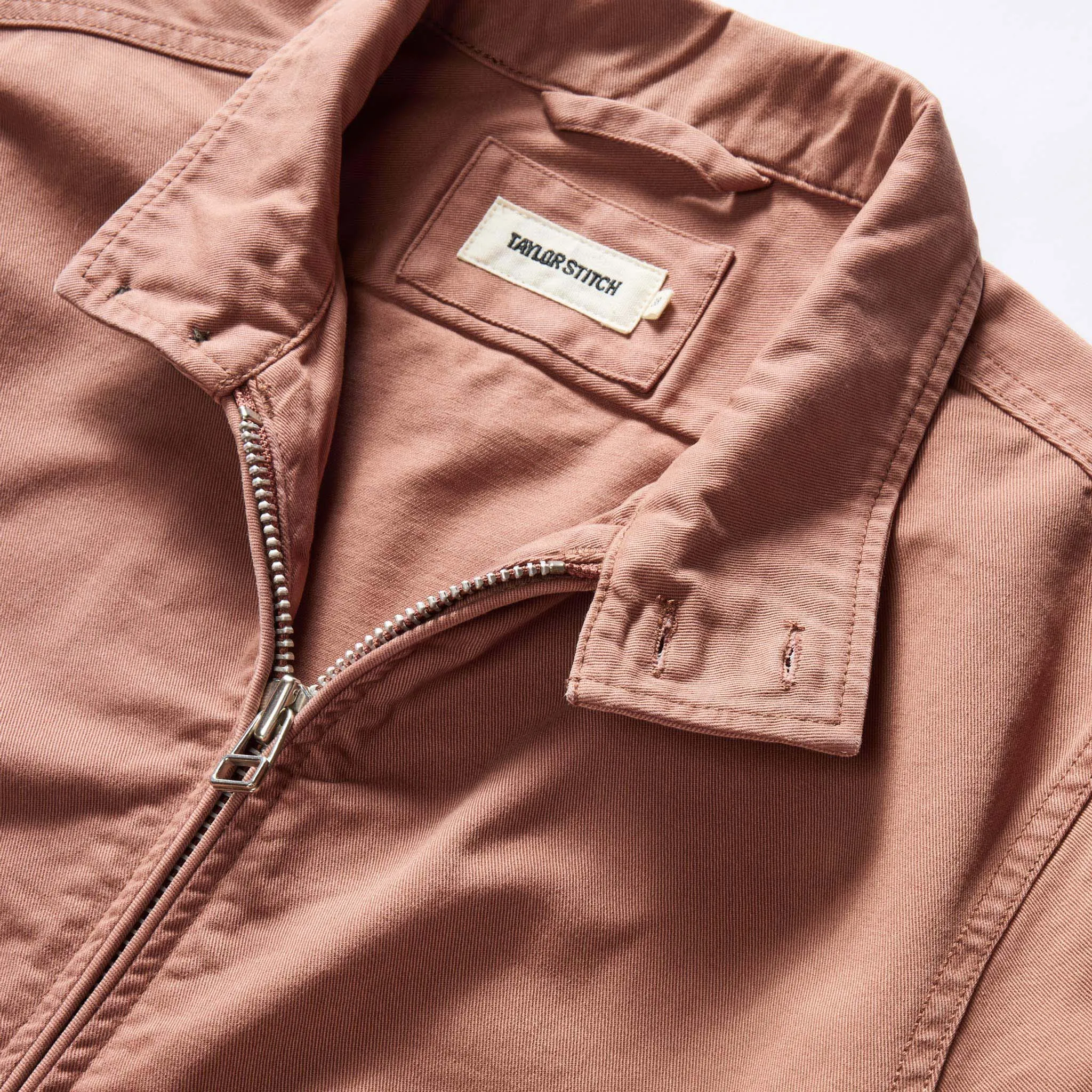 The Flint Jacket in Faded Brick Foundation Twill