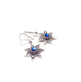 The Moon Star Moonstone earrings