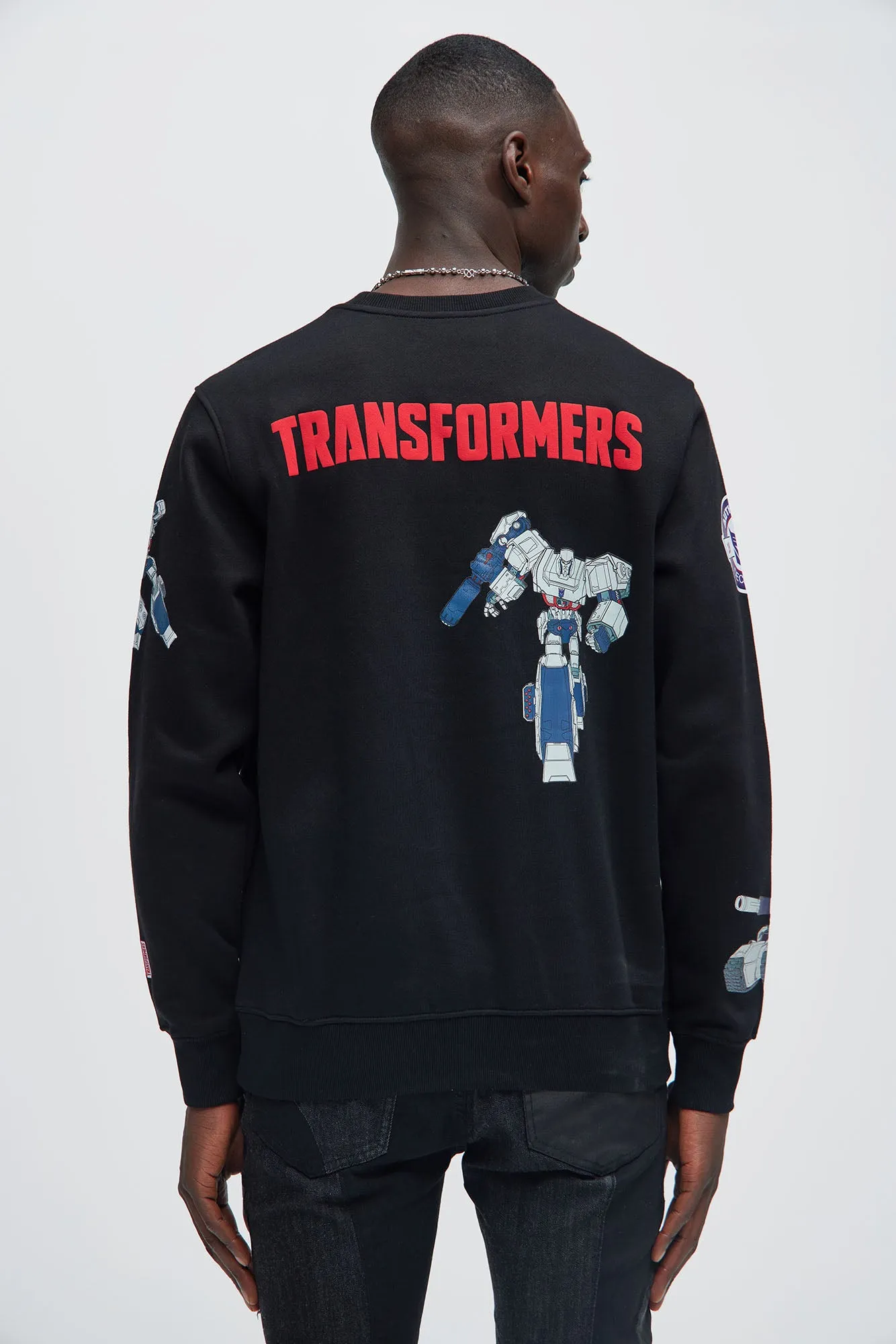 Transformer Megatron Crew Neck Sweater - Black