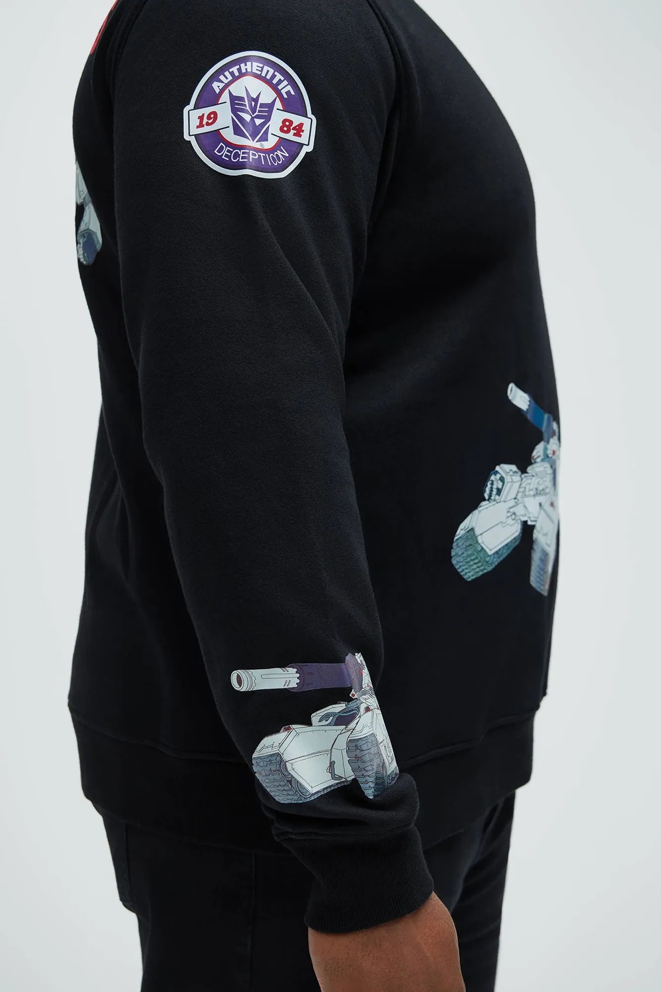 Transformer Megatron Crew Neck Sweater - Black