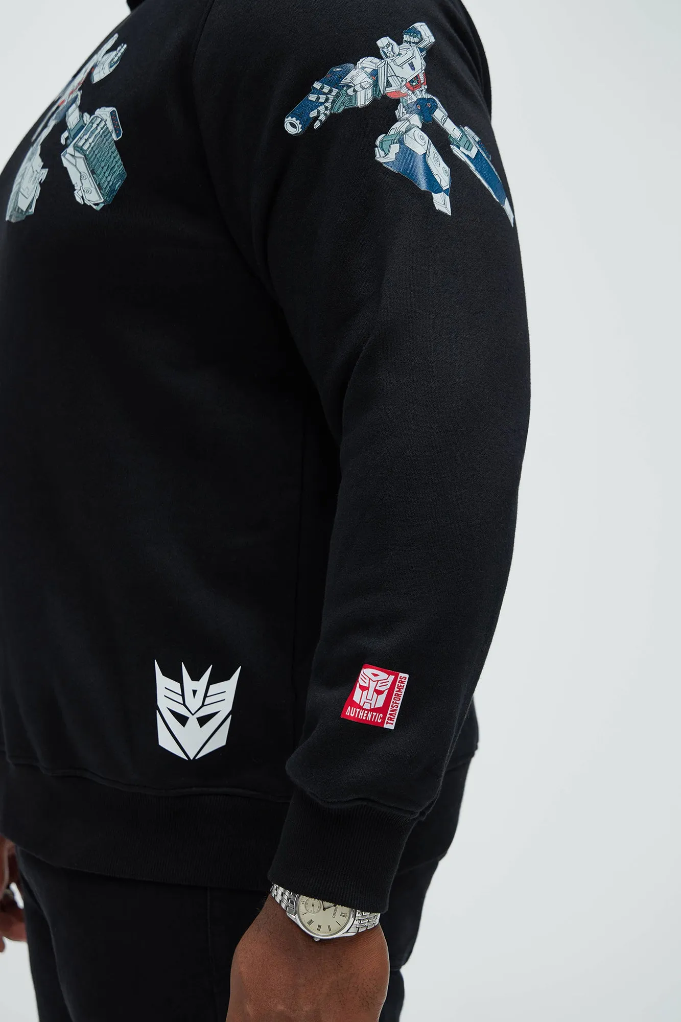 Transformer Megatron Crew Neck Sweater - Black