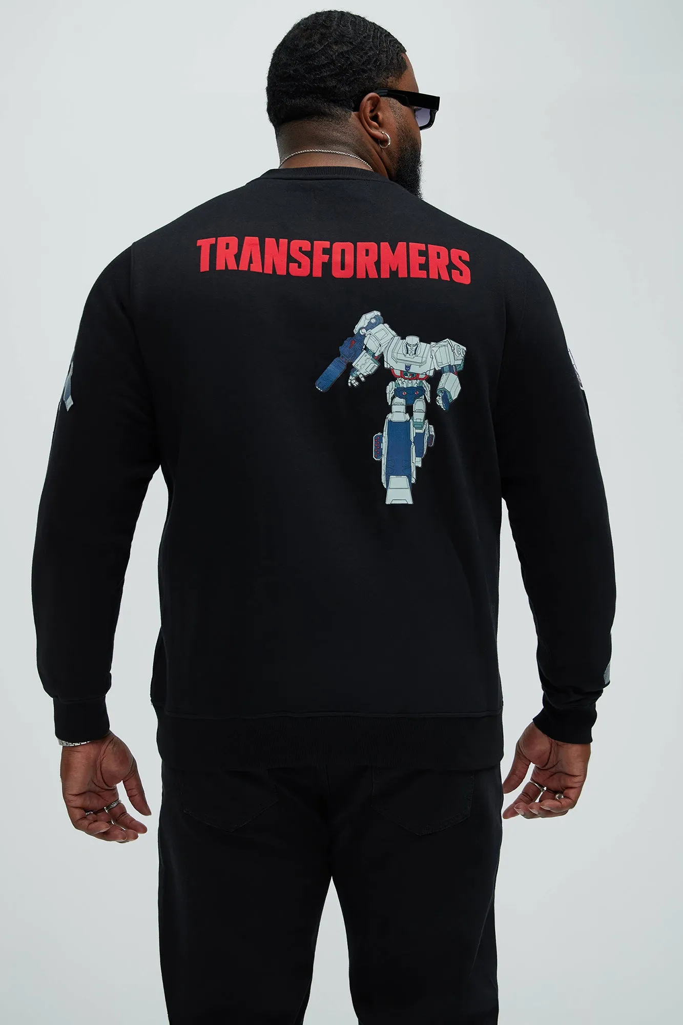 Transformer Megatron Crew Neck Sweater - Black