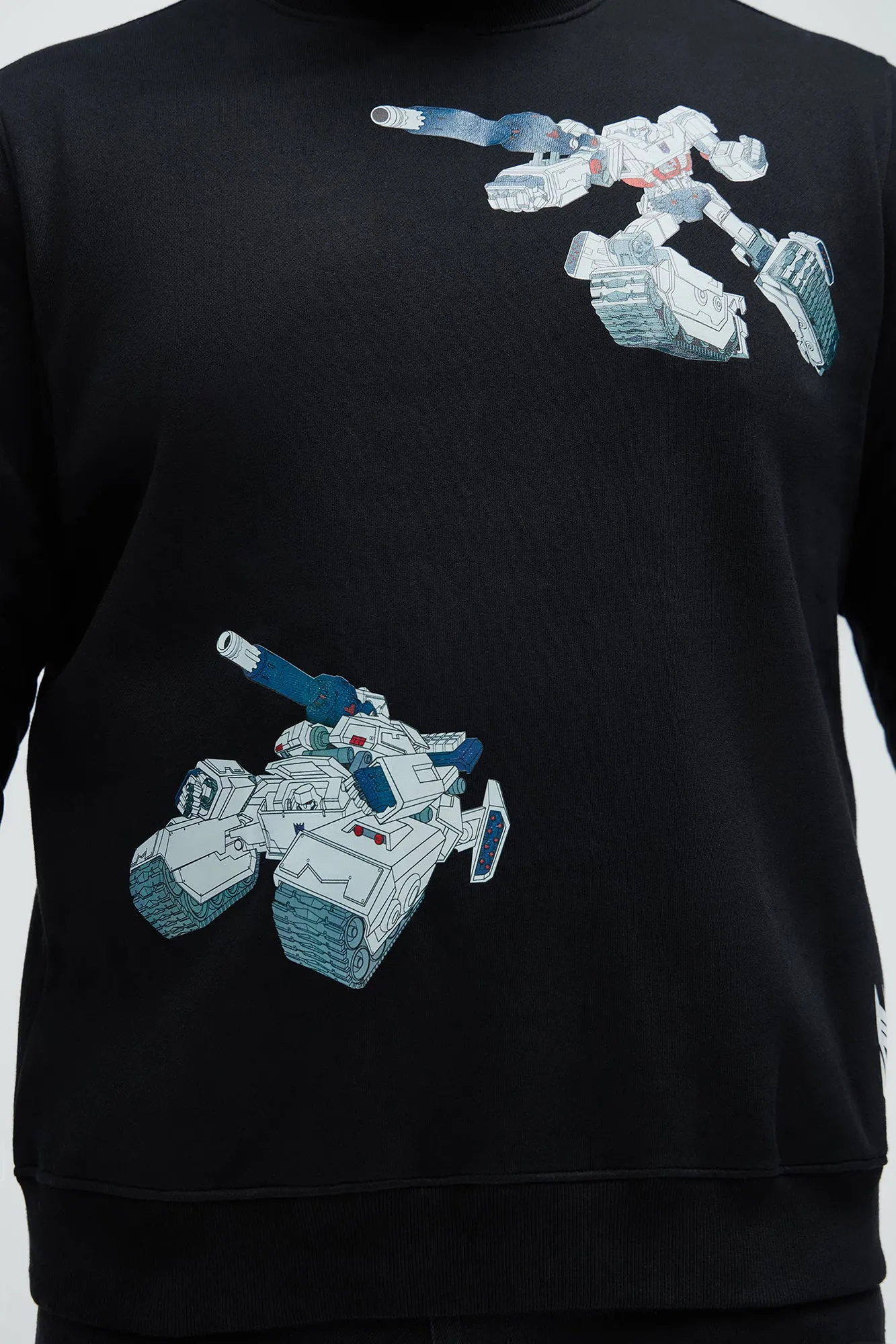 Transformer Megatron Crew Neck Sweater - Black