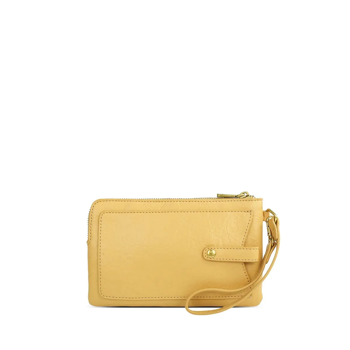 Vanessa Vegan Leather Wristlet | Multiple Colours