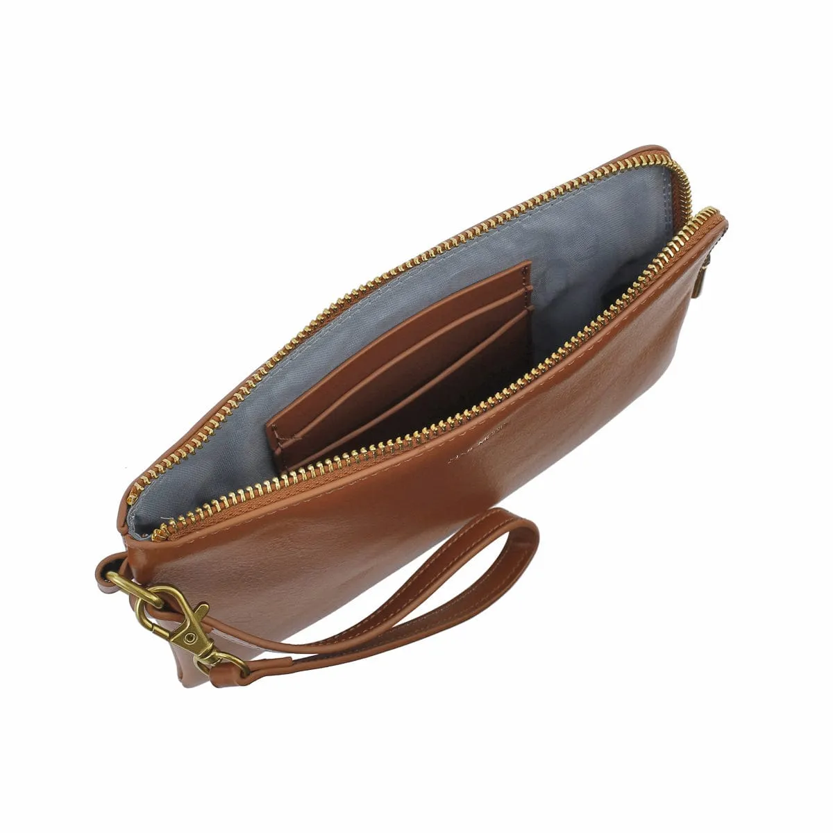 Vanessa Vegan Leather Wristlet | Multiple Colours