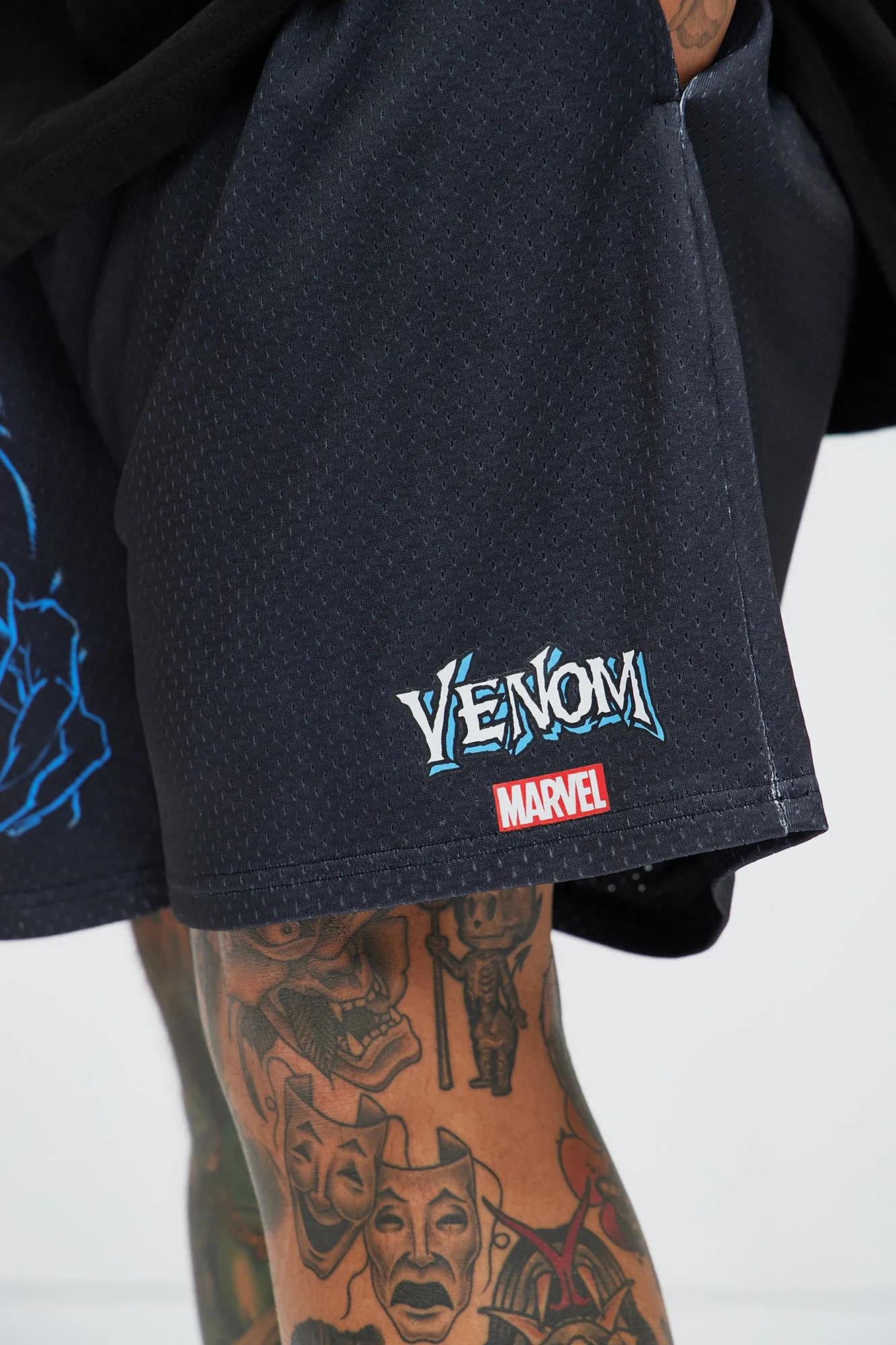 Venom Mesh Shorts - Black