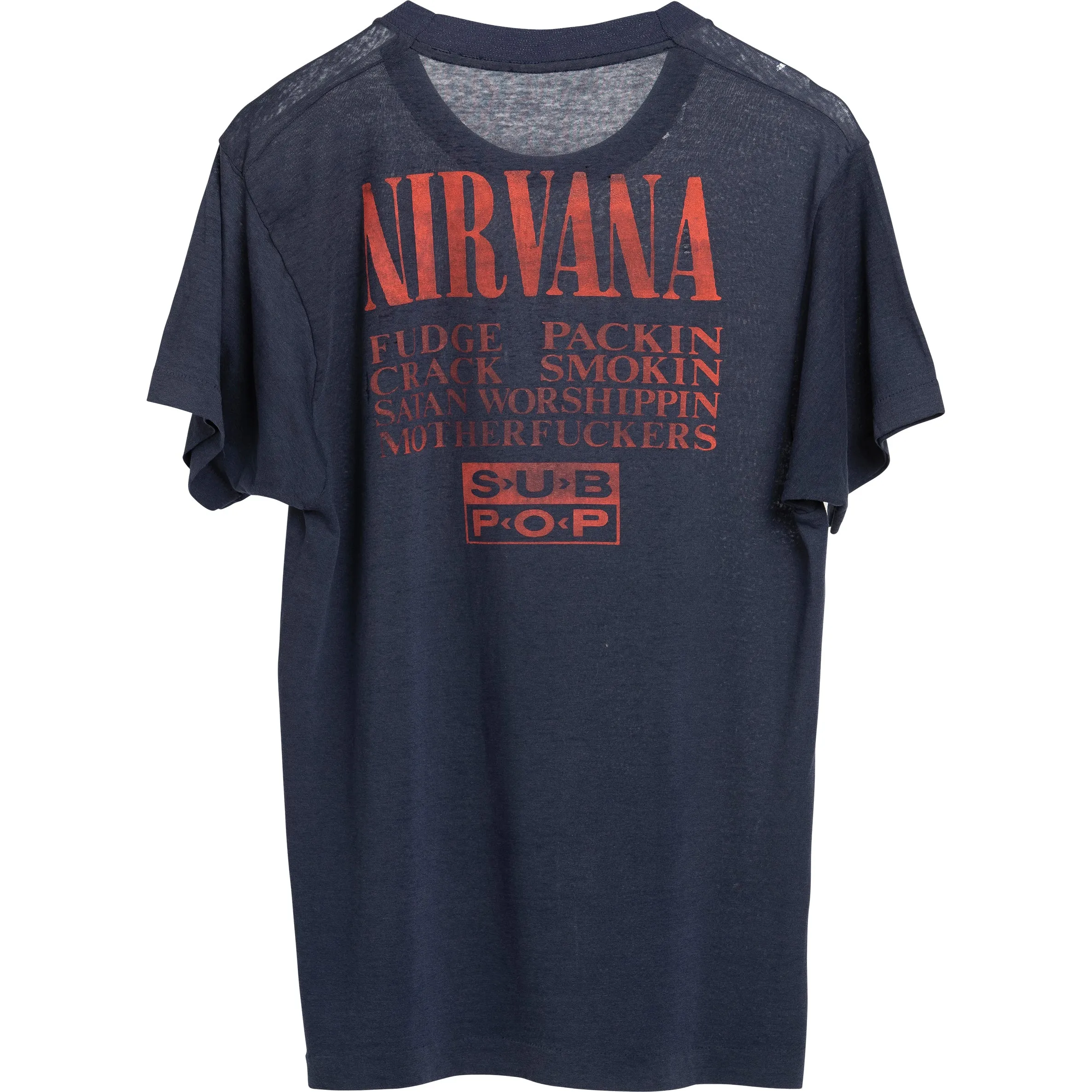 VINTAGE BOOTLEG NIRVANA FUDGE PACKIN TEE