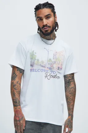 Welcome To Rodeo Short Sleeve Tee - White