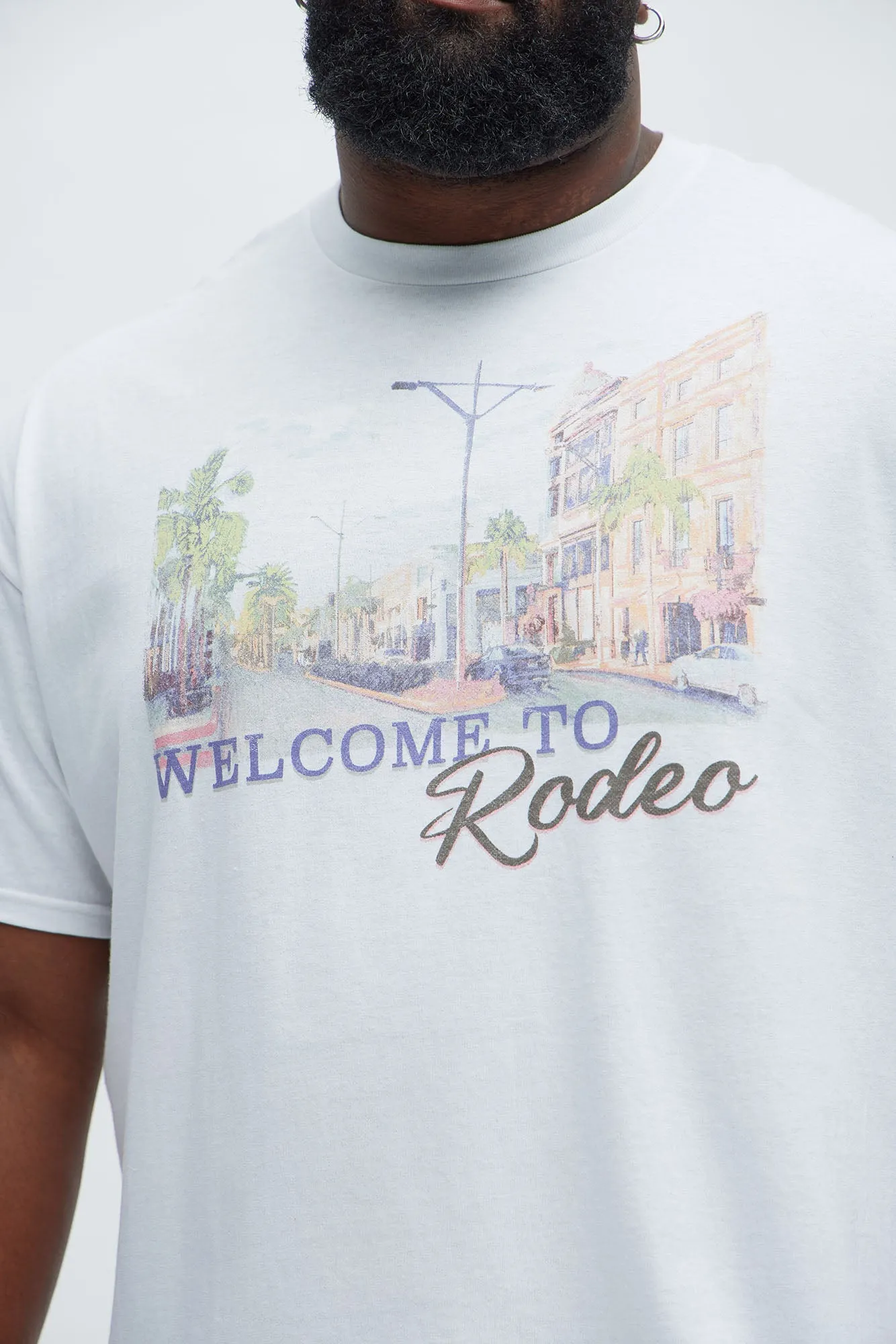 Welcome To Rodeo Short Sleeve Tee - White