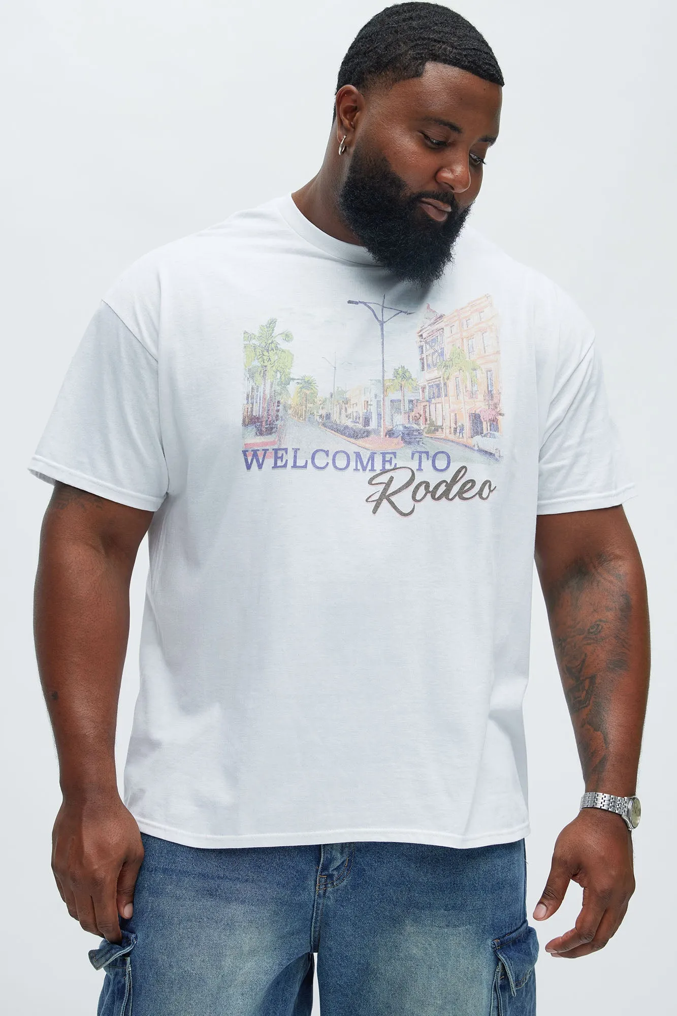 Welcome To Rodeo Short Sleeve Tee - White