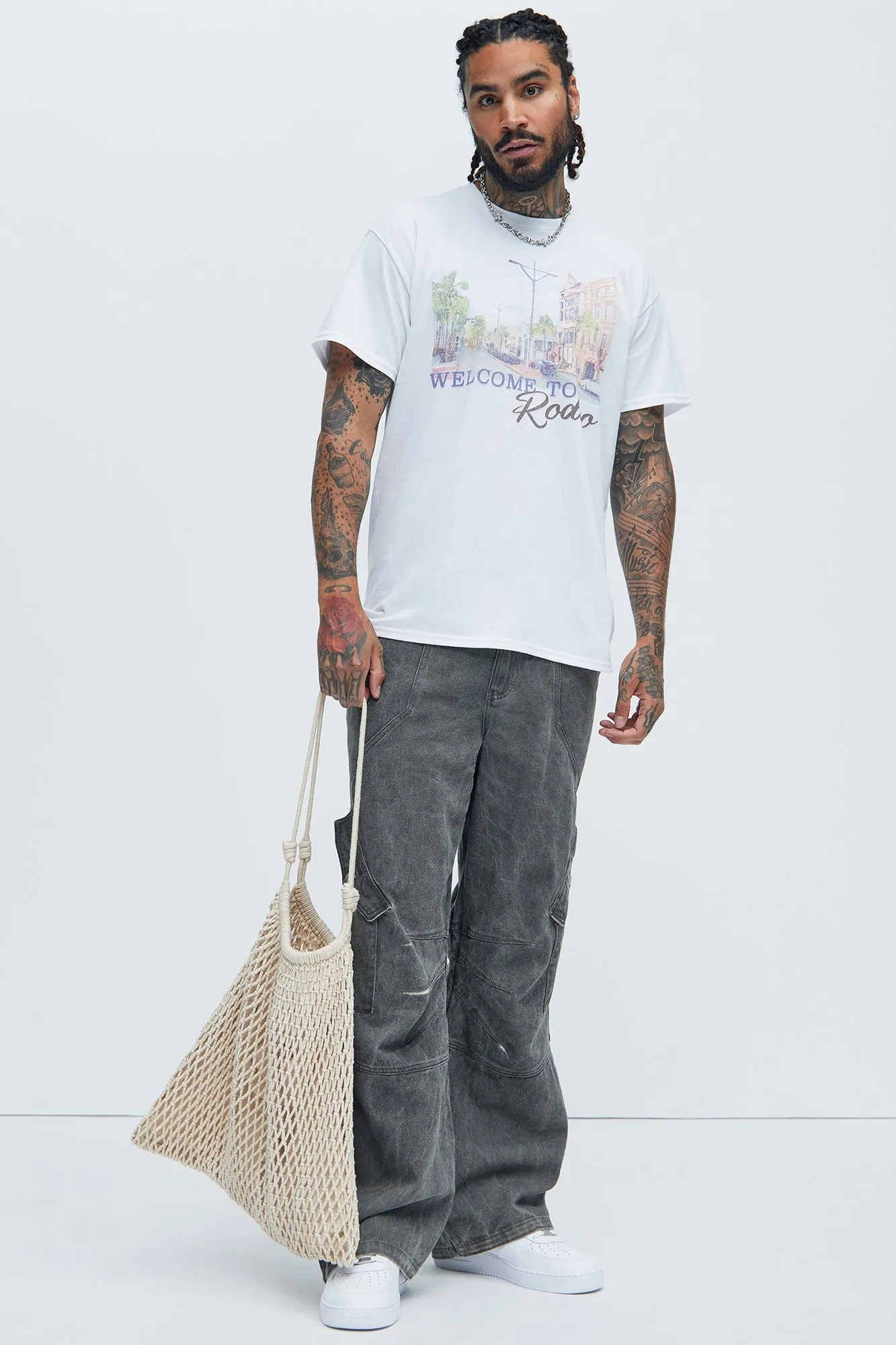 Welcome To Rodeo Short Sleeve Tee - White