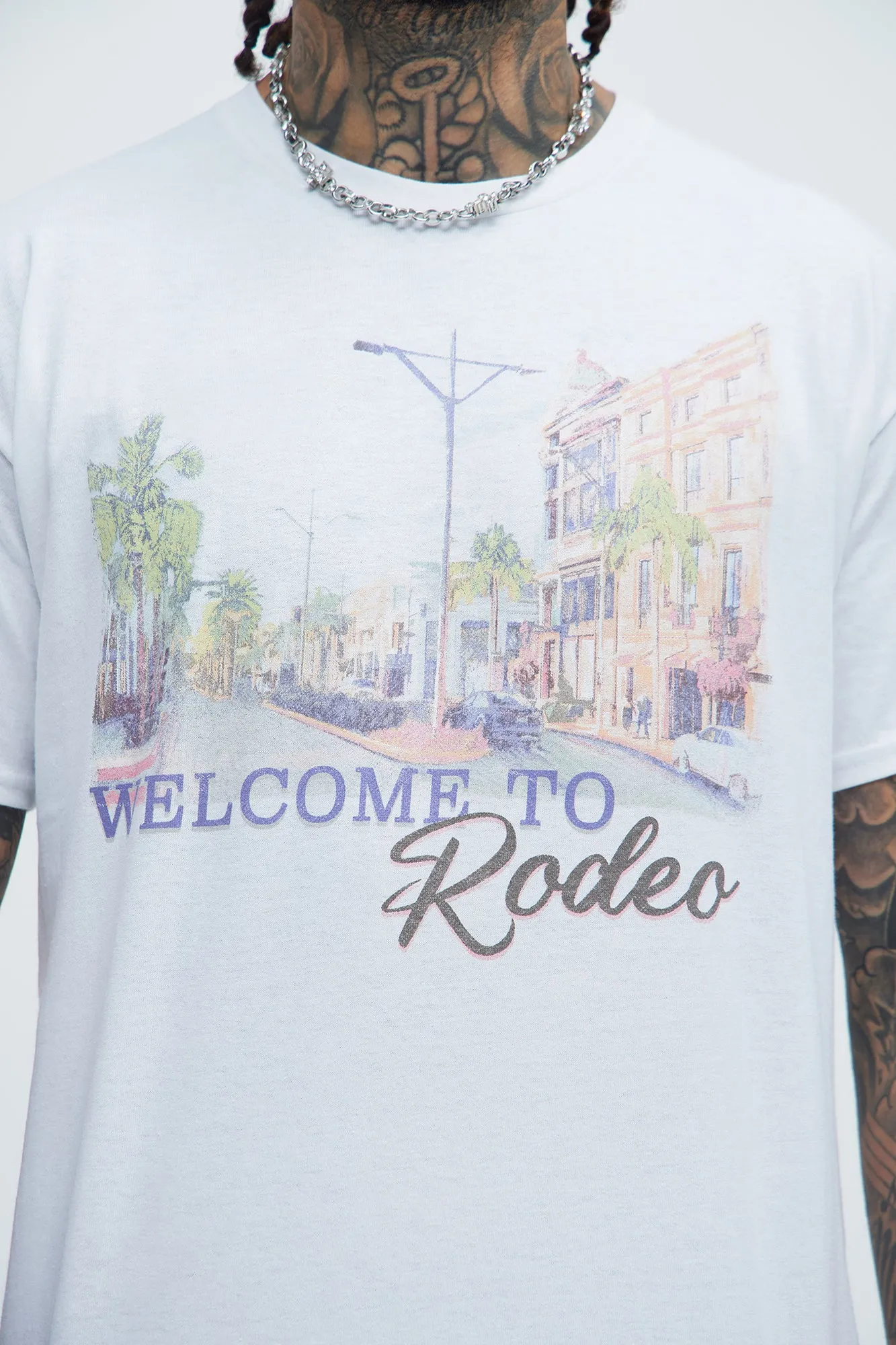 Welcome To Rodeo Short Sleeve Tee - White