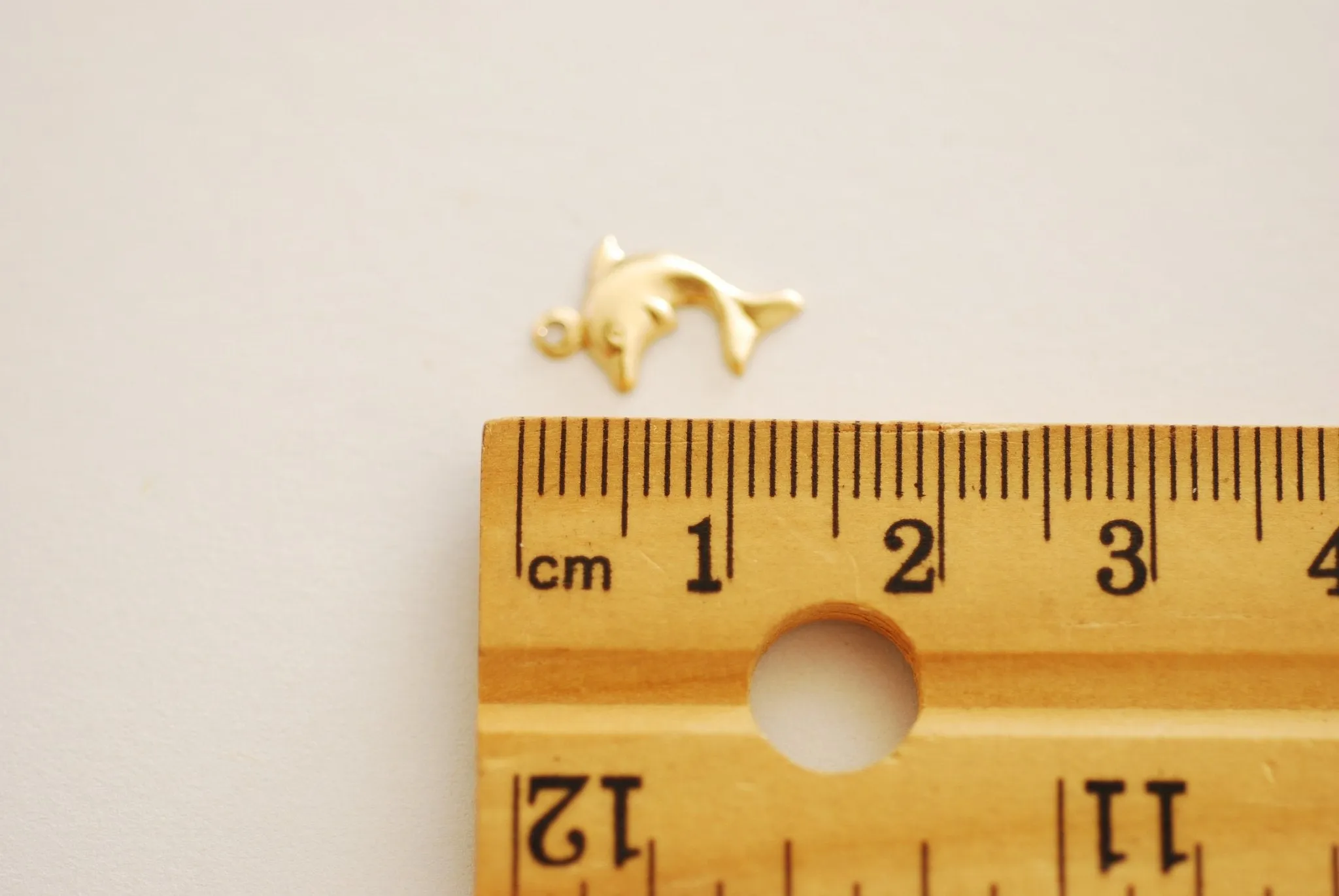 Wholesale 14k Gold Filled Dolphin Charm l Gold Filled Sea Marine Life Charms Permanent Jewelry