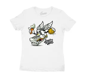 Womens CNY 6 Shirt - Fly Kicks - White