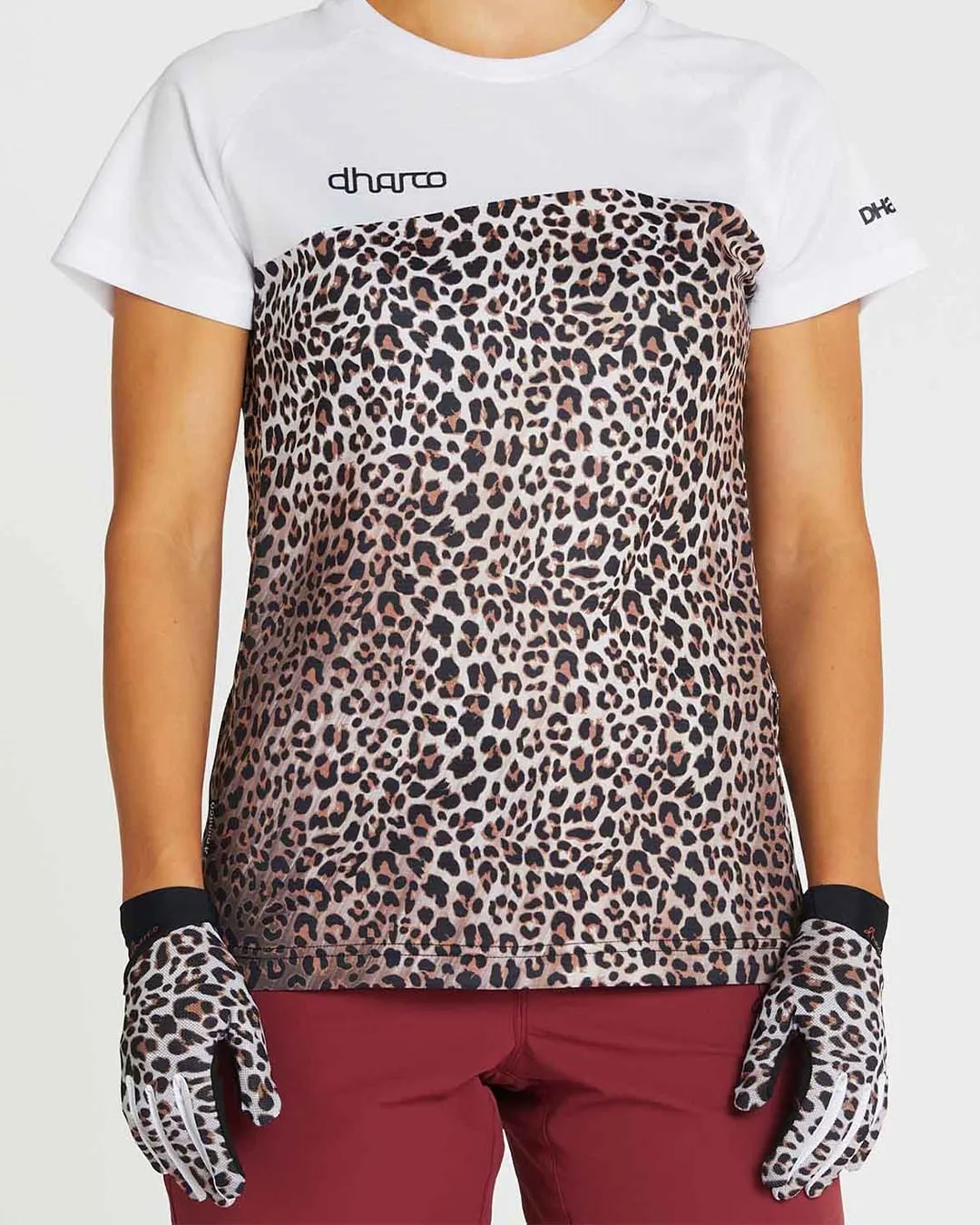 Womens Short Sleeve Jersey | Leopard