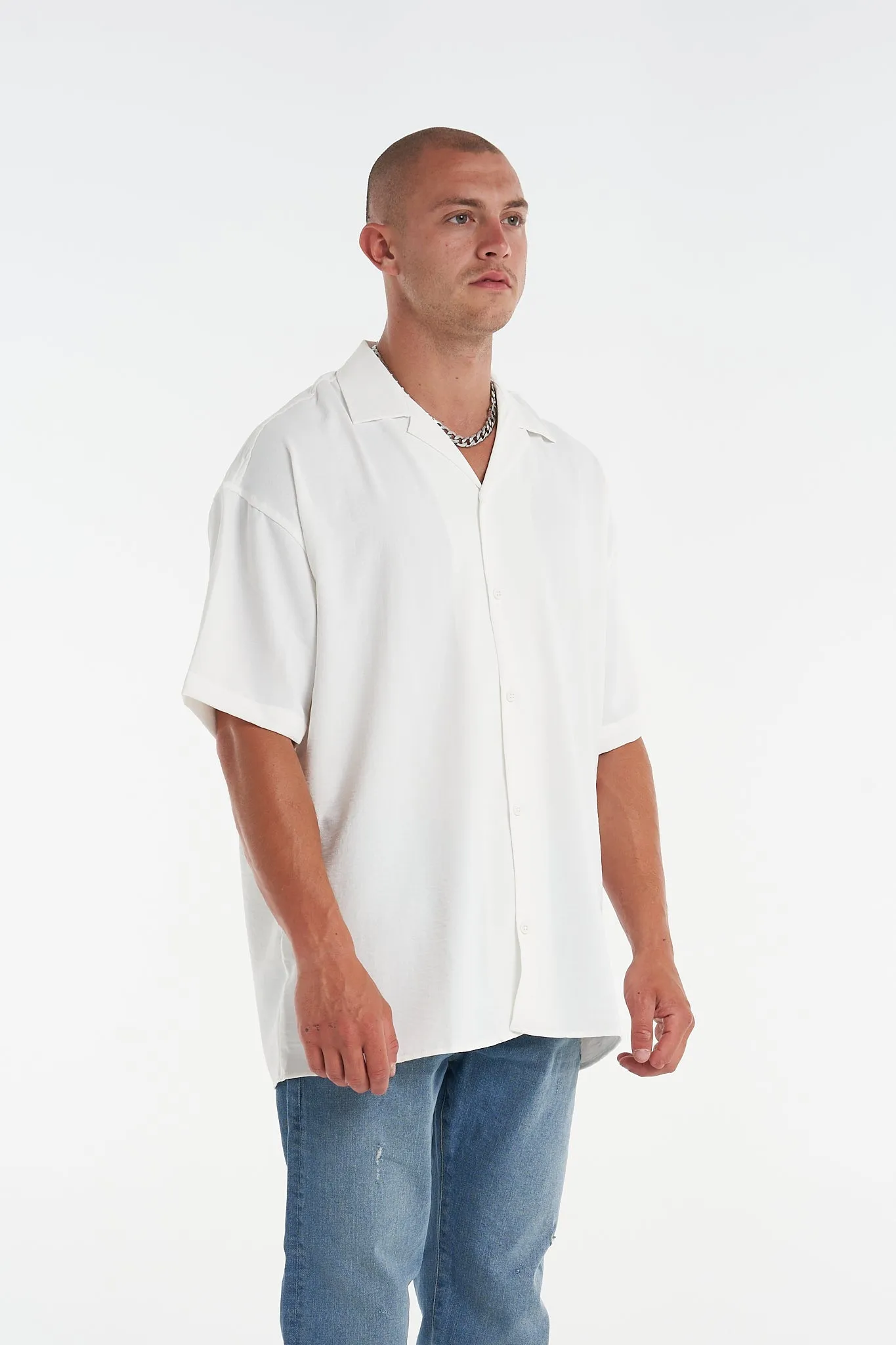 Wrinkled Textured Look Shirt